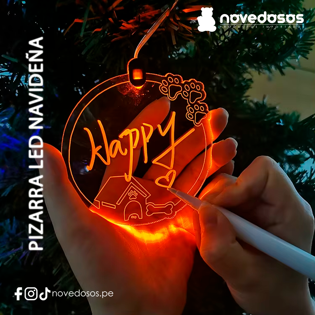 Pizarra Led Navideña