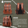 Mochila de Cuero Vintage - Imagen 4