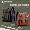 Mochila de Cuero Vintage - Imagen 2