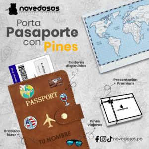 Porta Pasaporte Personalizado
