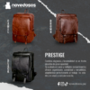 Mochila de Cuero Prestige - Imagen 3